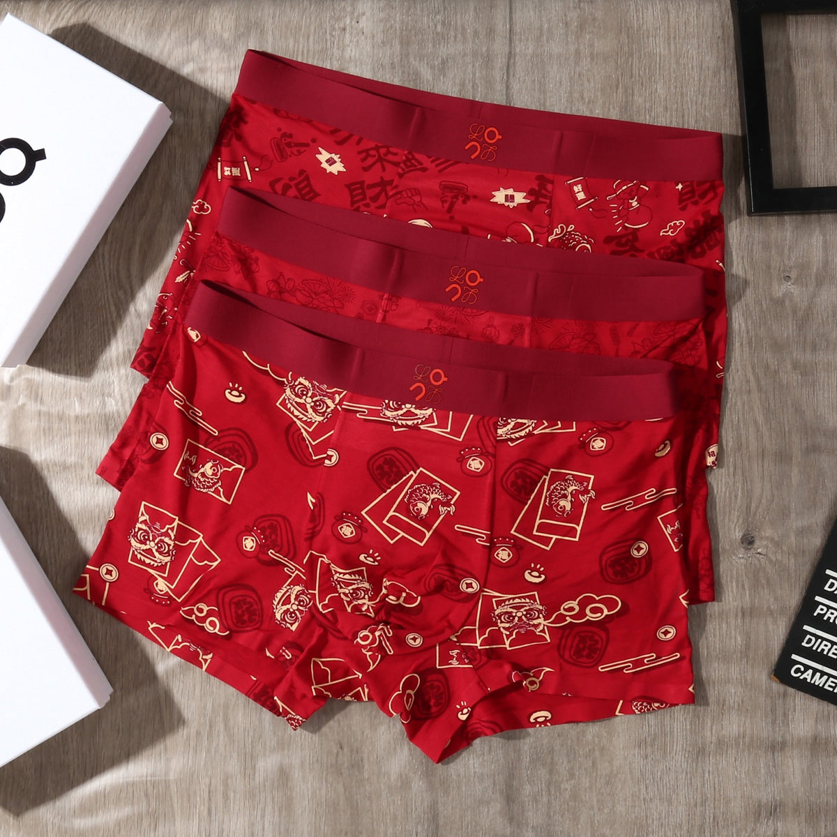On Modal Men's Boxer Briefs - 3-Piece Box