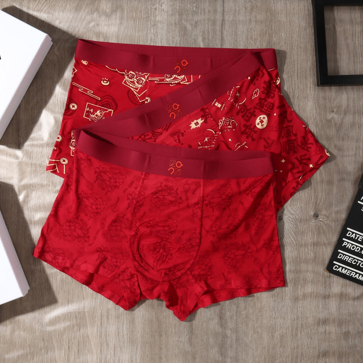 On Modal Men's Boxer Briefs - 3-Piece Box