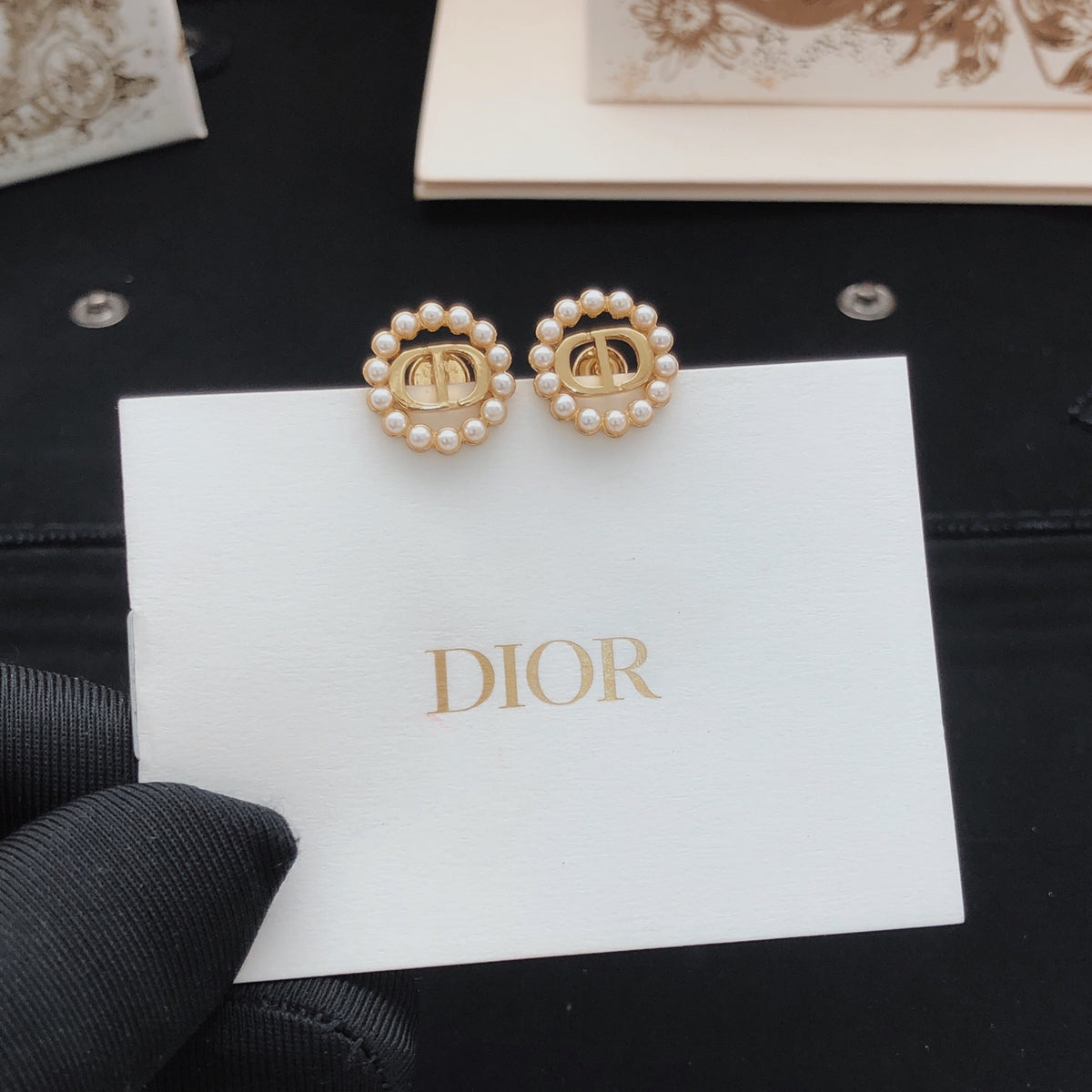 Sculptural Stud Earrings in Polished Metal-Tone – Design 015 front view