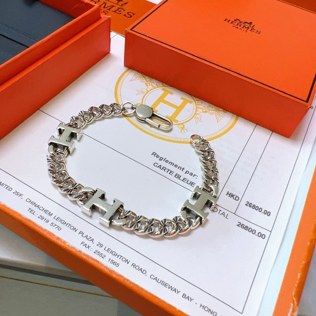 gold luxury Bracelet for men - alternate angle view 2