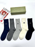 Gucci Cotton Crew Socks - 5-Pair Pack