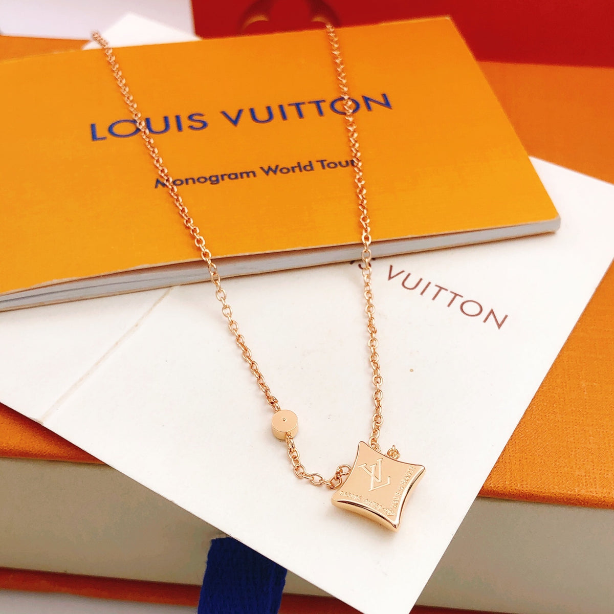 Geometric Emblem Fashion Accessory – Rose Gold Detail – Design 002 side detail