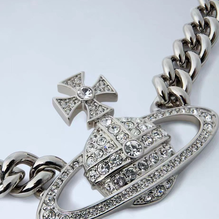 Orb Jewelry Accessory in Polished Metal-Tone – Design 002 close-up detail