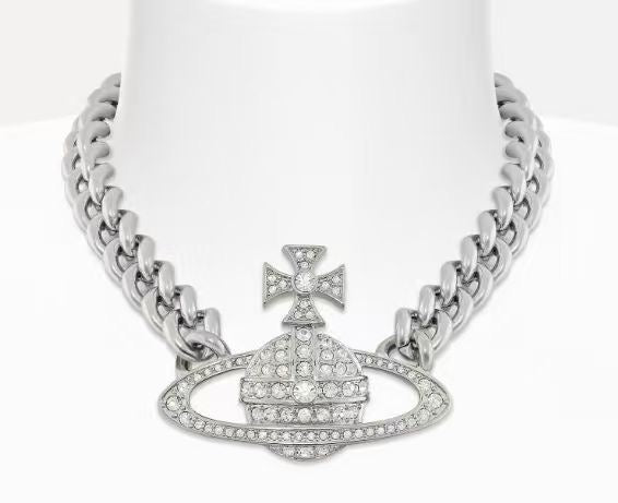 Orb Jewelry Accessory in Polished Metal-Tone – Design 002 main product view