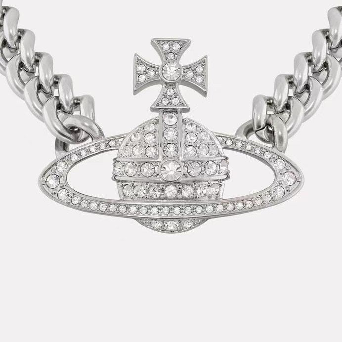 Orb Jewelry Accessory in Polished Metal-Tone – Design 002 side detail