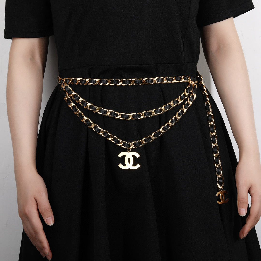 Signature Emblem Jewelry Accessory in Gold-Tone – Design 015 main product view