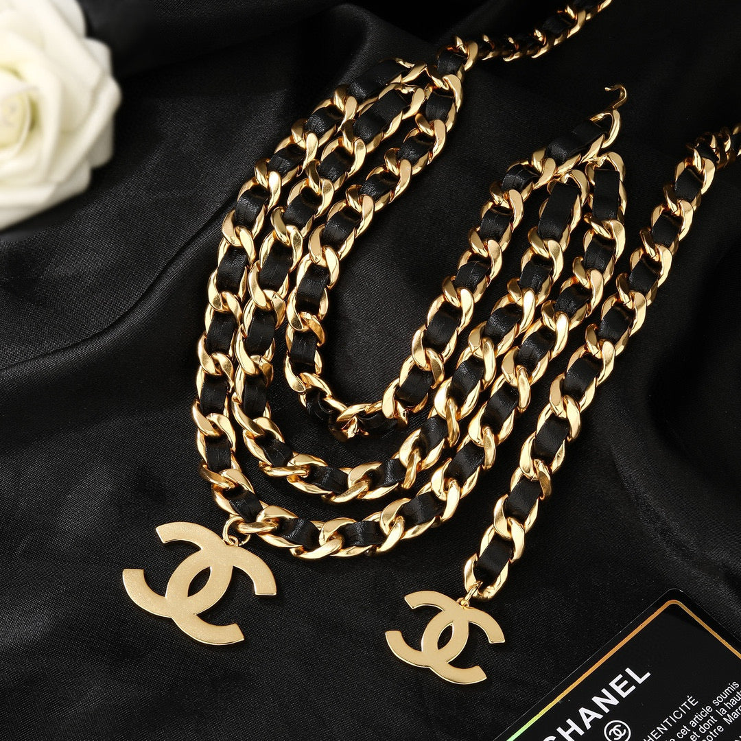 Signature Emblem Jewelry Accessory in Gold-Tone – Design 015 main product view