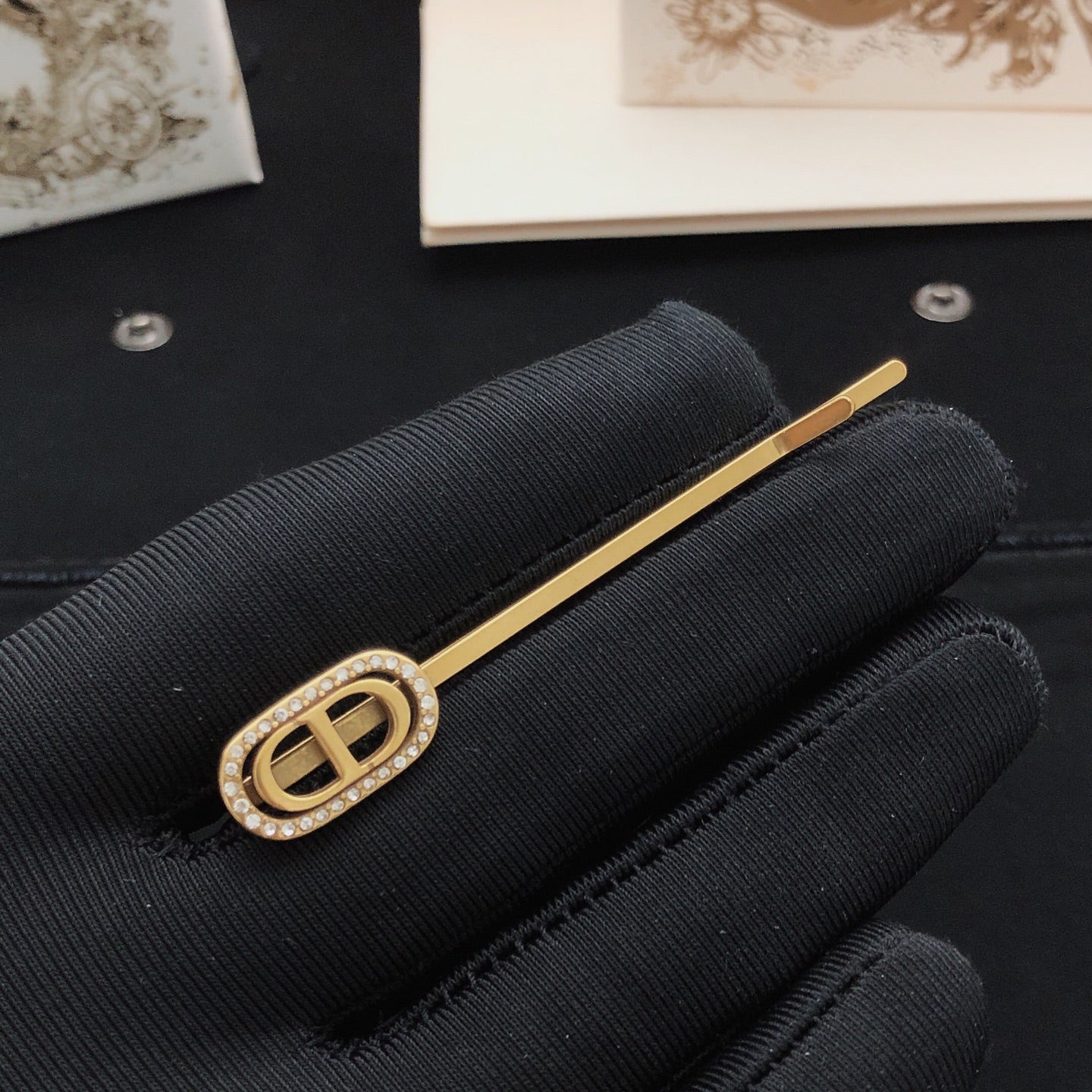 Sculptural Jewelry Accessory in Polished Metal-Tone – Design 008 main product view
