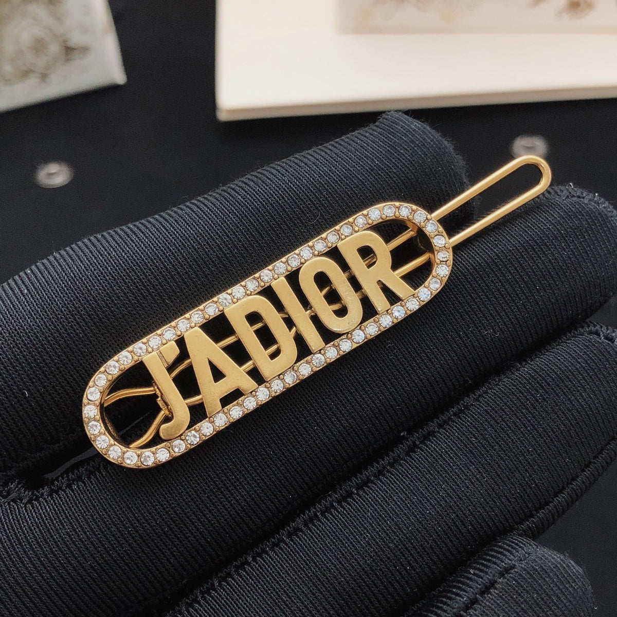 Sculptural Jewelry Accessory in Polished Metal-Tone – Design 003 main product view