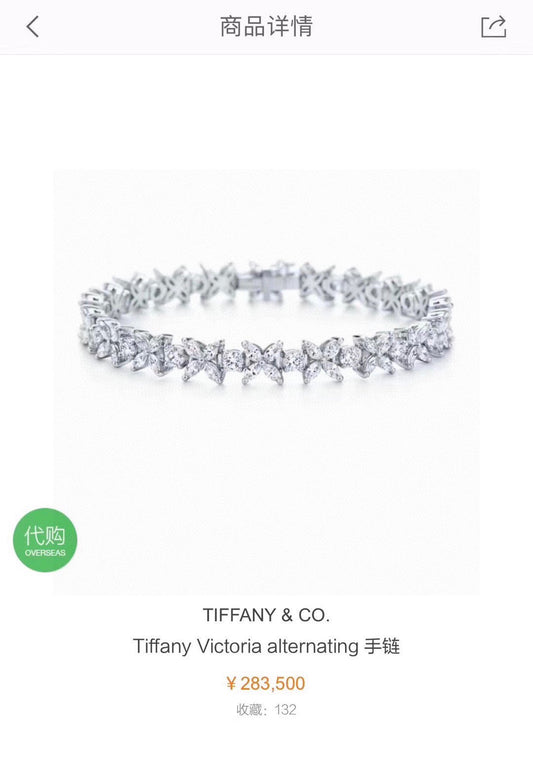 Floral Bracelet in Polished Metal-Tone – Crystal Detail – Design 04 main product view