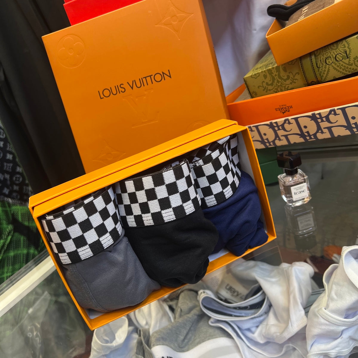 Louis Vuitton Men's Boxer Briefs - 3-Piece Box