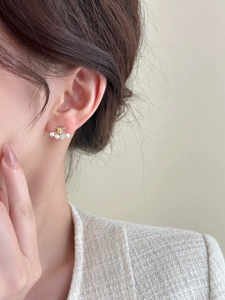 Mini Mini Stud Earrings close-up view