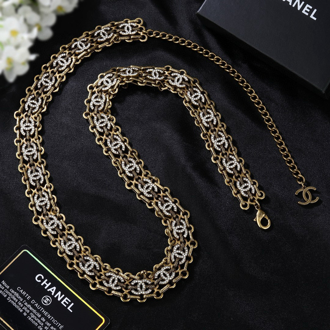 Signature Emblem Jewelry Accessory in Gold-Tone – Design 001 side detail