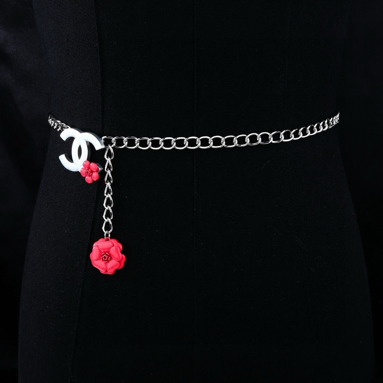 Signature Emblem Jewelry Accessory in Polished Metal-Tone – Design 001 front product view