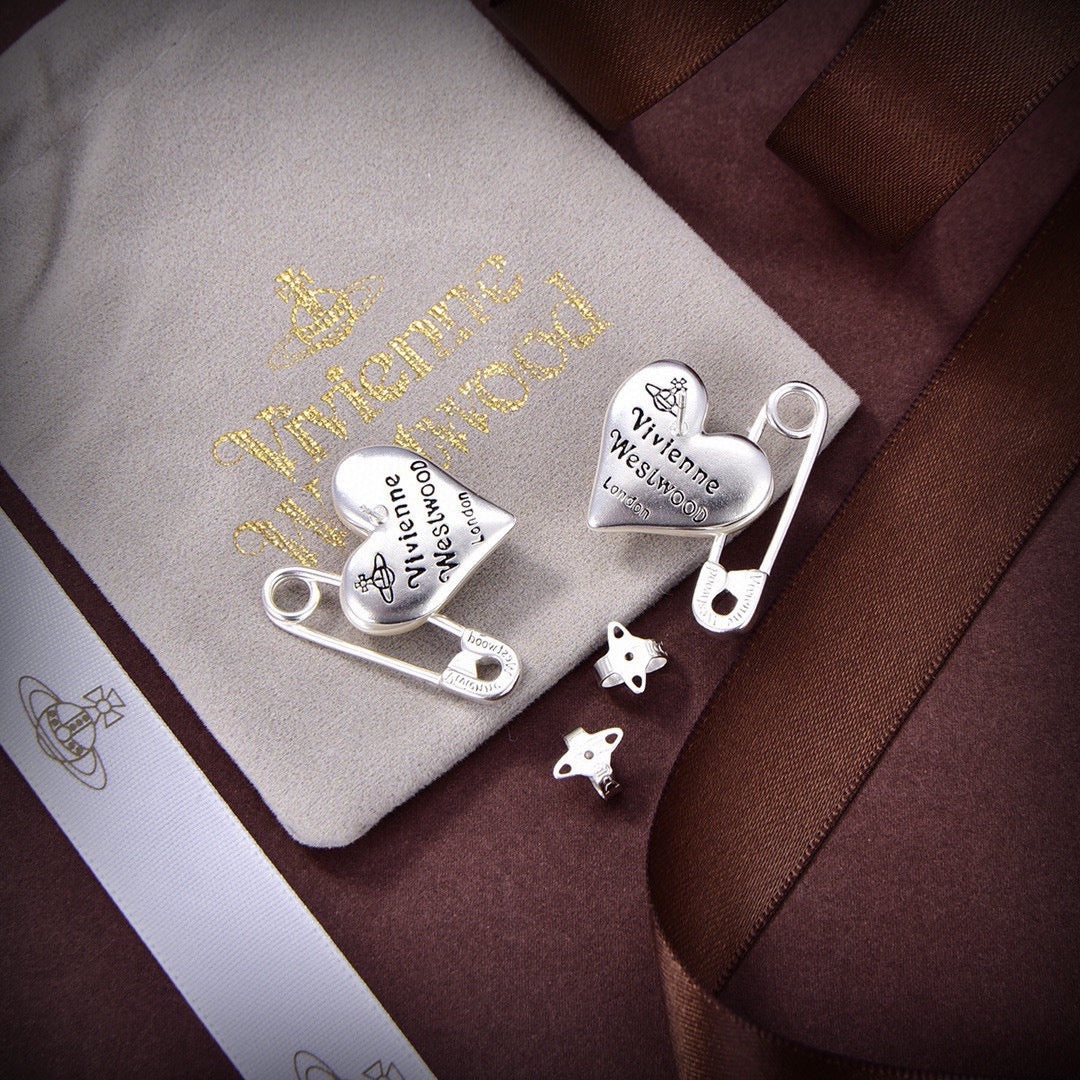 Orb Statement Earrings in Polished Metal-Tone – Design 006 detail view