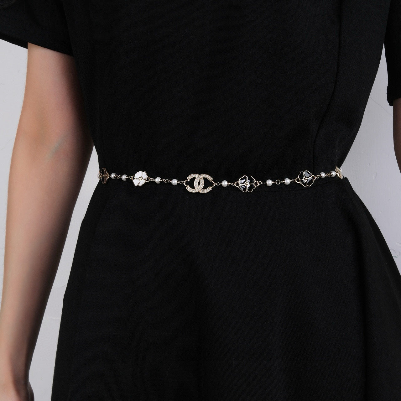 Signature Emblem Jewelry Accessory in Polished Metal-Tone – Design 010 main product view