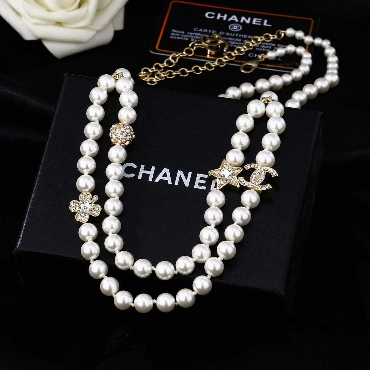 Signature Emblem Jewelry Accessory in Polished Metal-Tone – Design 008 front product view