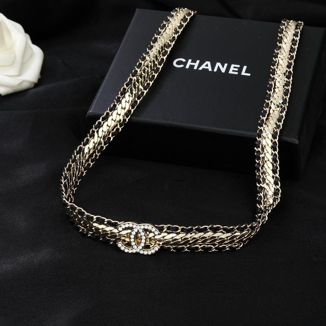 Signature Emblem Jewelry Accessory in Polished Metal-Tone – Design 007 front product view