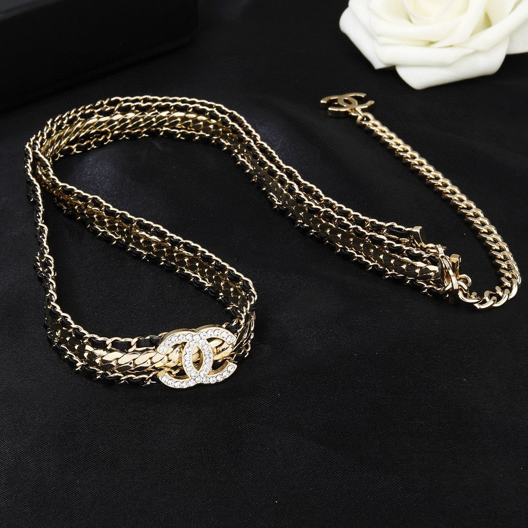 Signature Emblem Jewelry Accessory in Polished Metal-Tone – Design 007 styled product view