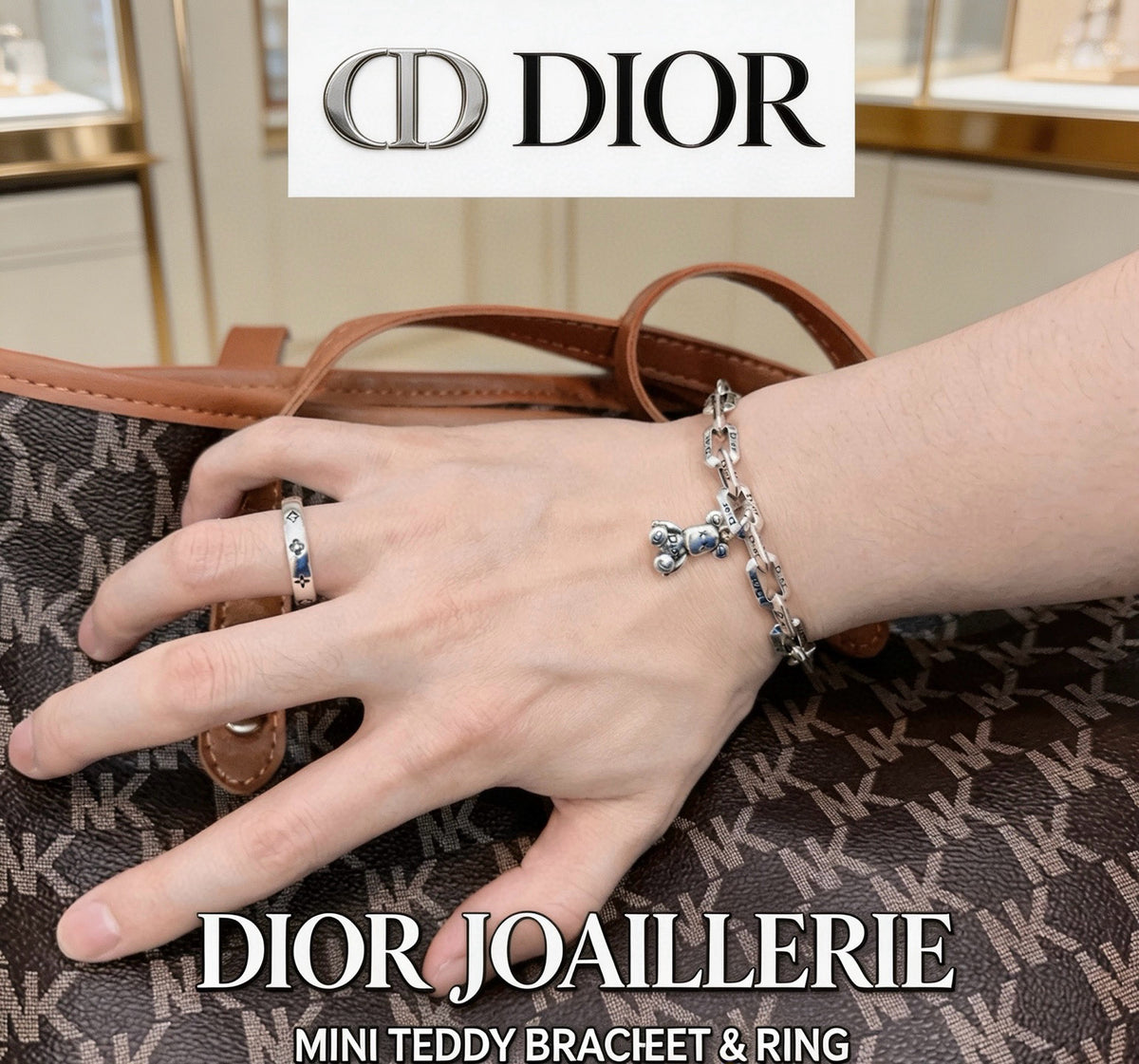 Star Motif Pendant Necklace in Silver-Tone with Chain Detail – Design 002 main product view