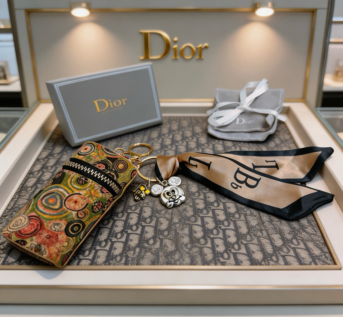 Star Motif Bag Charm in Polished Metal-Tone with Vintage-Style Finish – Design 003 main product view