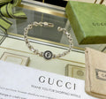 Geometric Emblem Bracelet in Polished Metal-Tone – Design 048 main product view