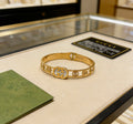 Double-G Emblem Bangle in Polished Metal-Tone – Design 017 main product view