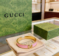 Double-G Emblem Bangle in Polished Metal-Tone – Design 014 main product view