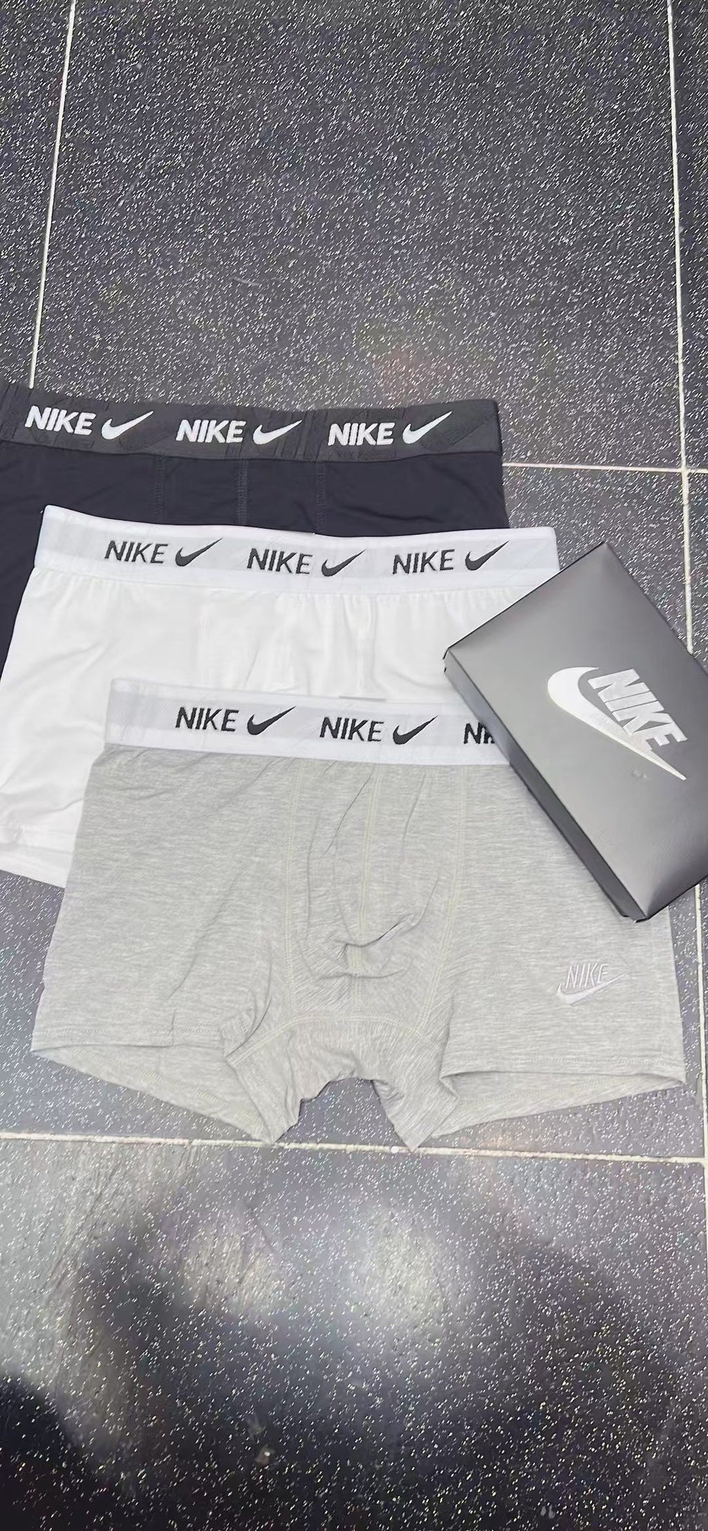 Nike Sport-Logo Waistbands Men's Boxer Briefs - 3-Piece Box