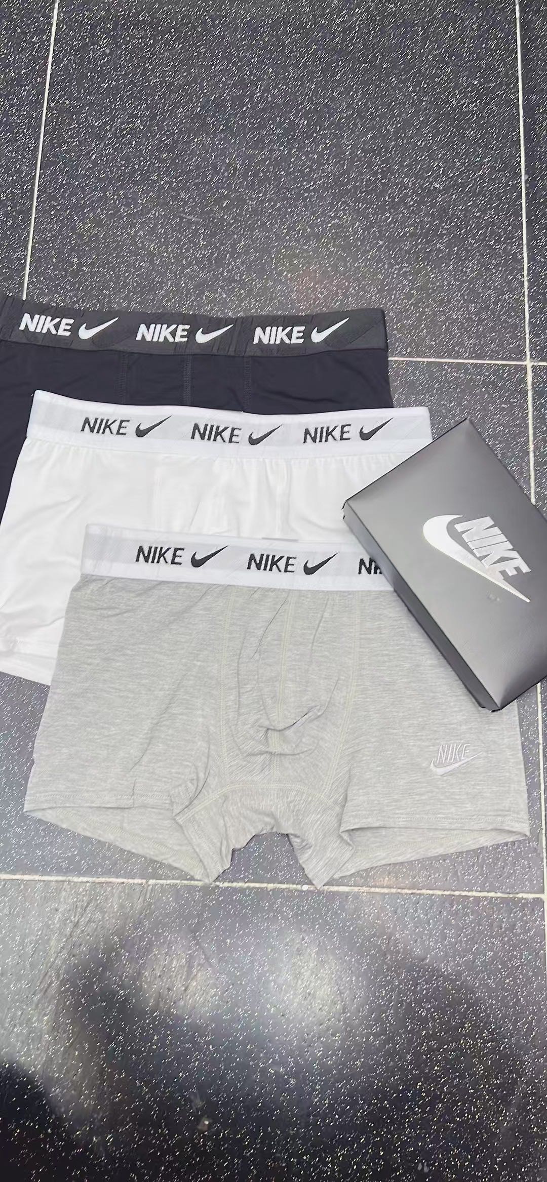 Nike Sport-Logo Waistbands Men's Boxer Briefs - 3-Piece Box