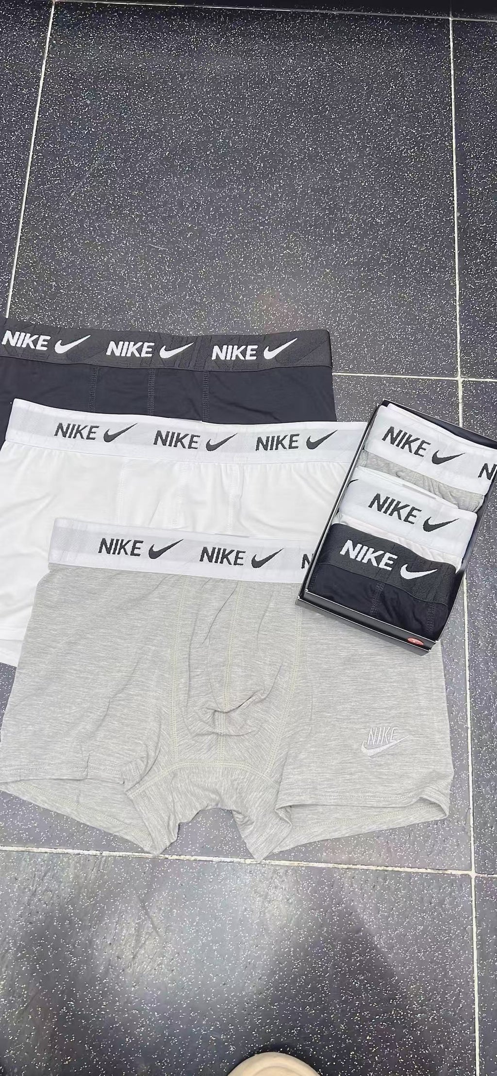 Nike Sport-Logo Waistbands Men's Boxer Briefs - 3-Piece Box