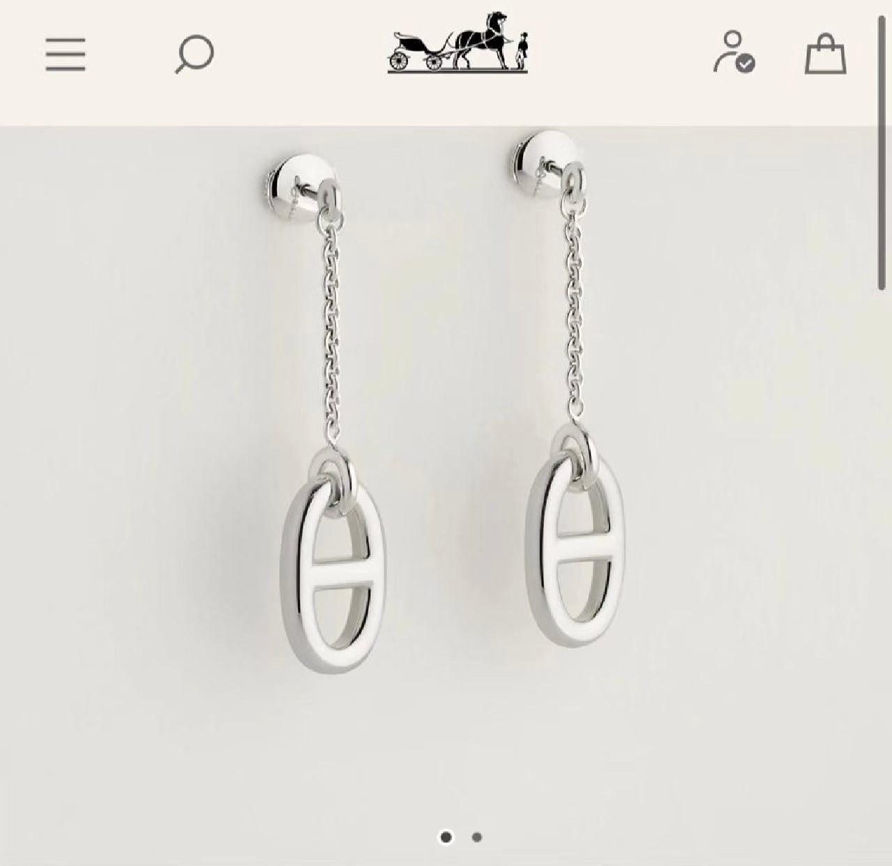 Toggle Stud Earrings in Polished Metal-Tone – Toggle Detail main product view