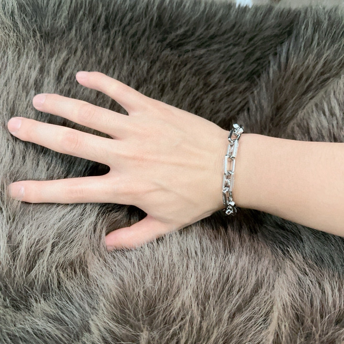 Sculptural Statement Bracelet in Gold-Tone – Design 62 front view