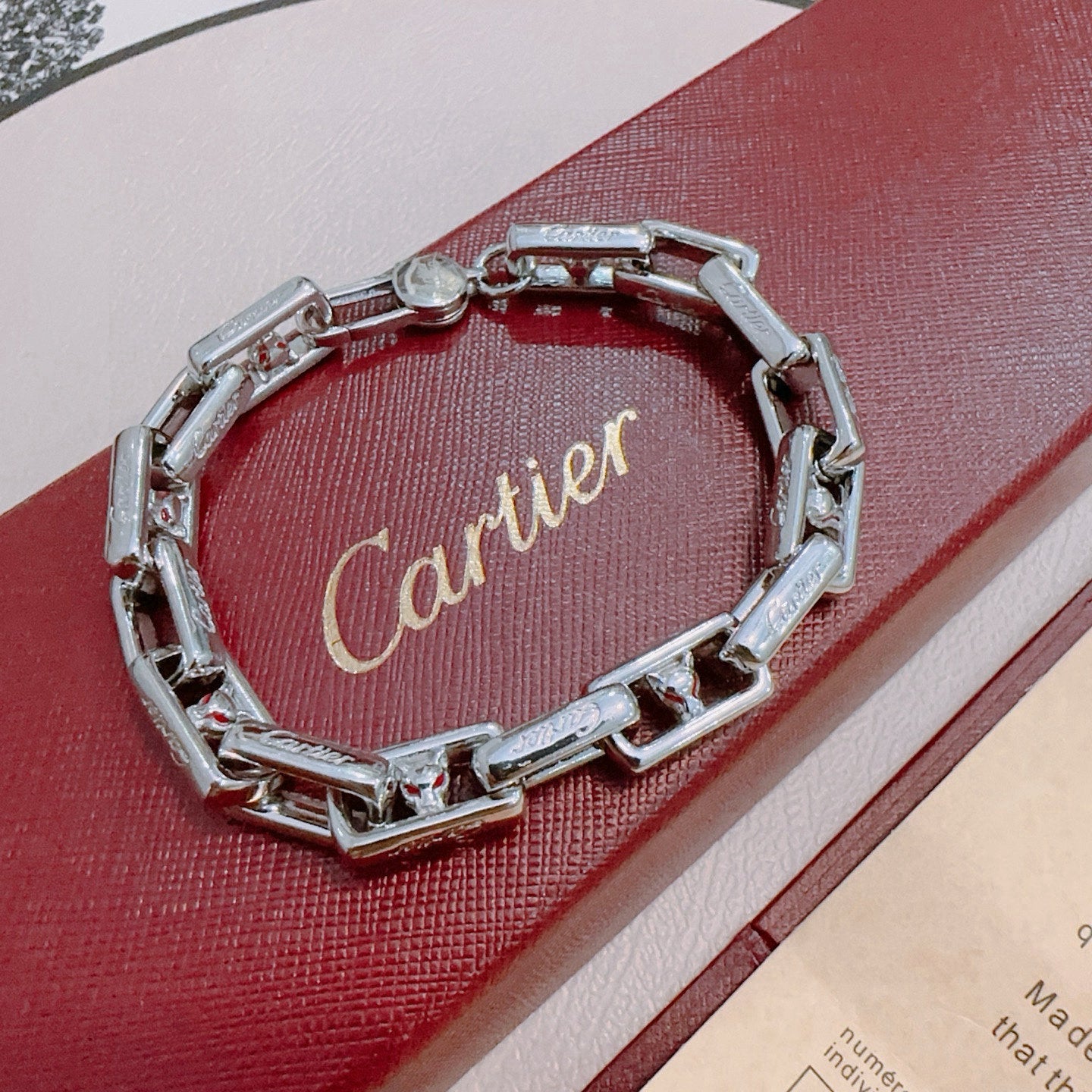 Sculptural Statement Bracelet in Gold-Tone – Design 62 styled view