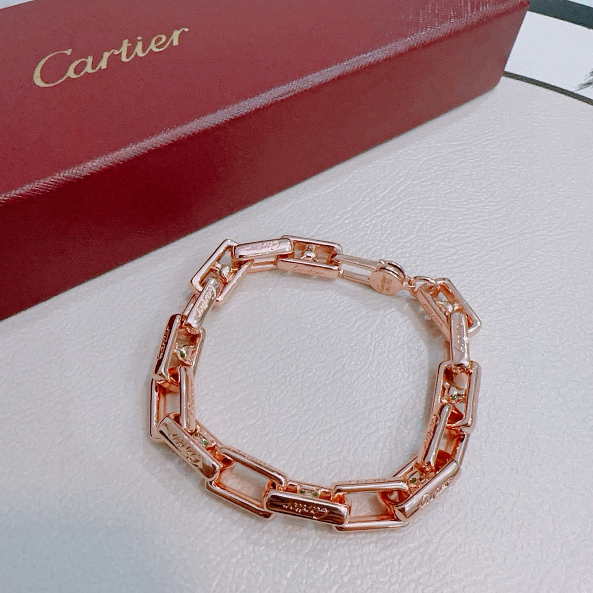 Sculptural Statement Bracelet in Gold-Tone – Design 61 styled view