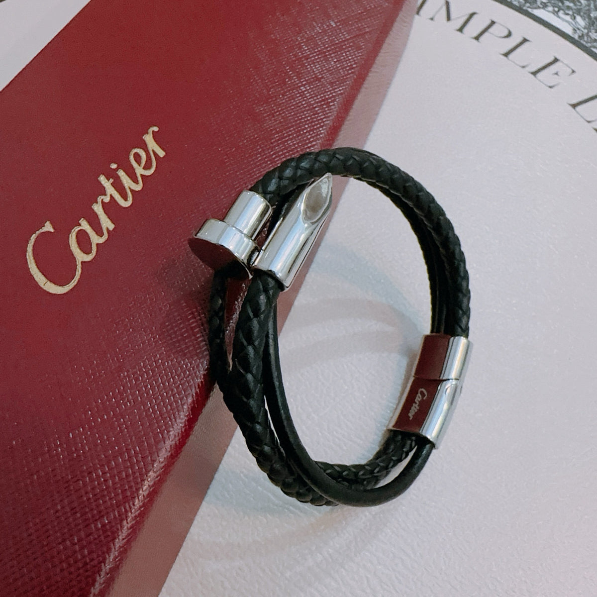 Sculptural Statement Bracelet in Gold-Tone – Design 60 front view