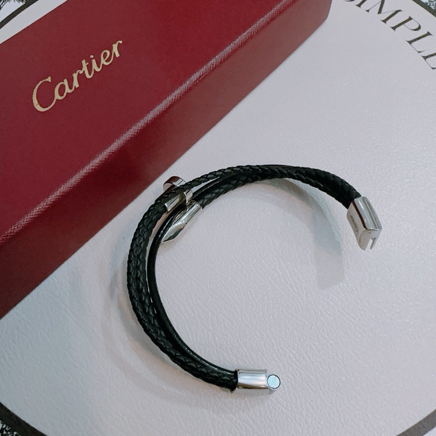 Sculptural Statement Bracelet in Gold-Tone – Design 60 detail view