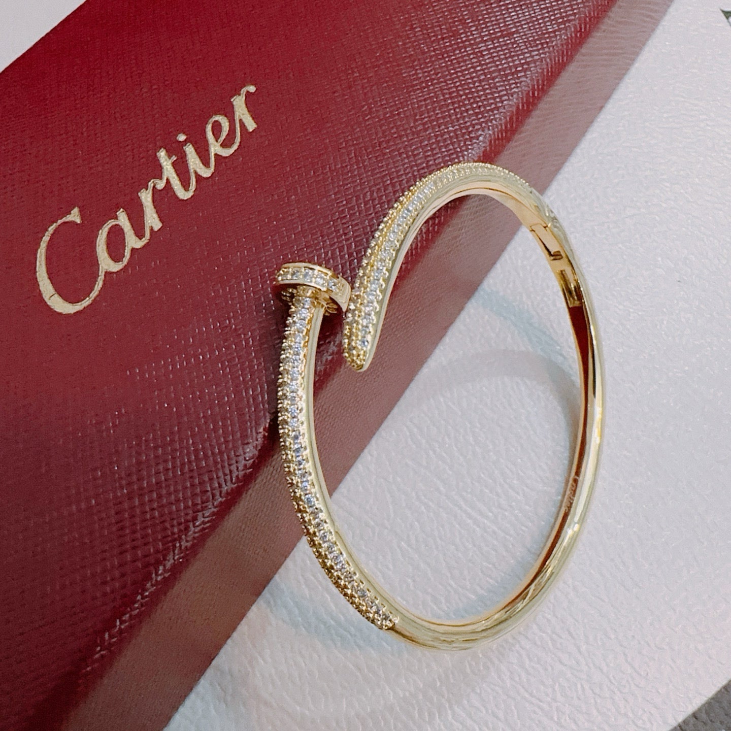 Sculptural Statement Bracelet in Gold-Tone – Design 57 main product view