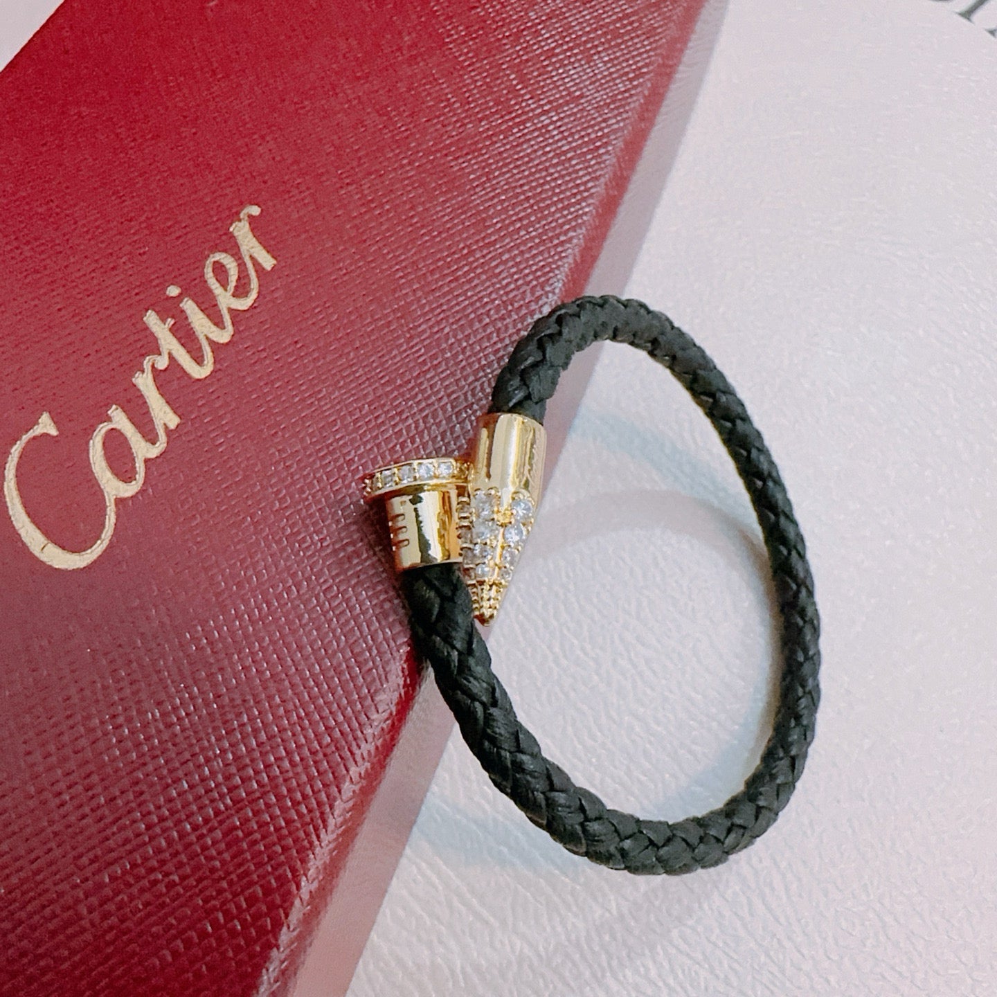Sculptural Statement Bracelet in Gold-Tone – Design 56 styled view
