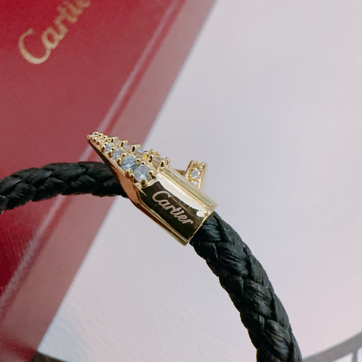 Sculptural Statement Bracelet in Gold-Tone – Design 56 detail view