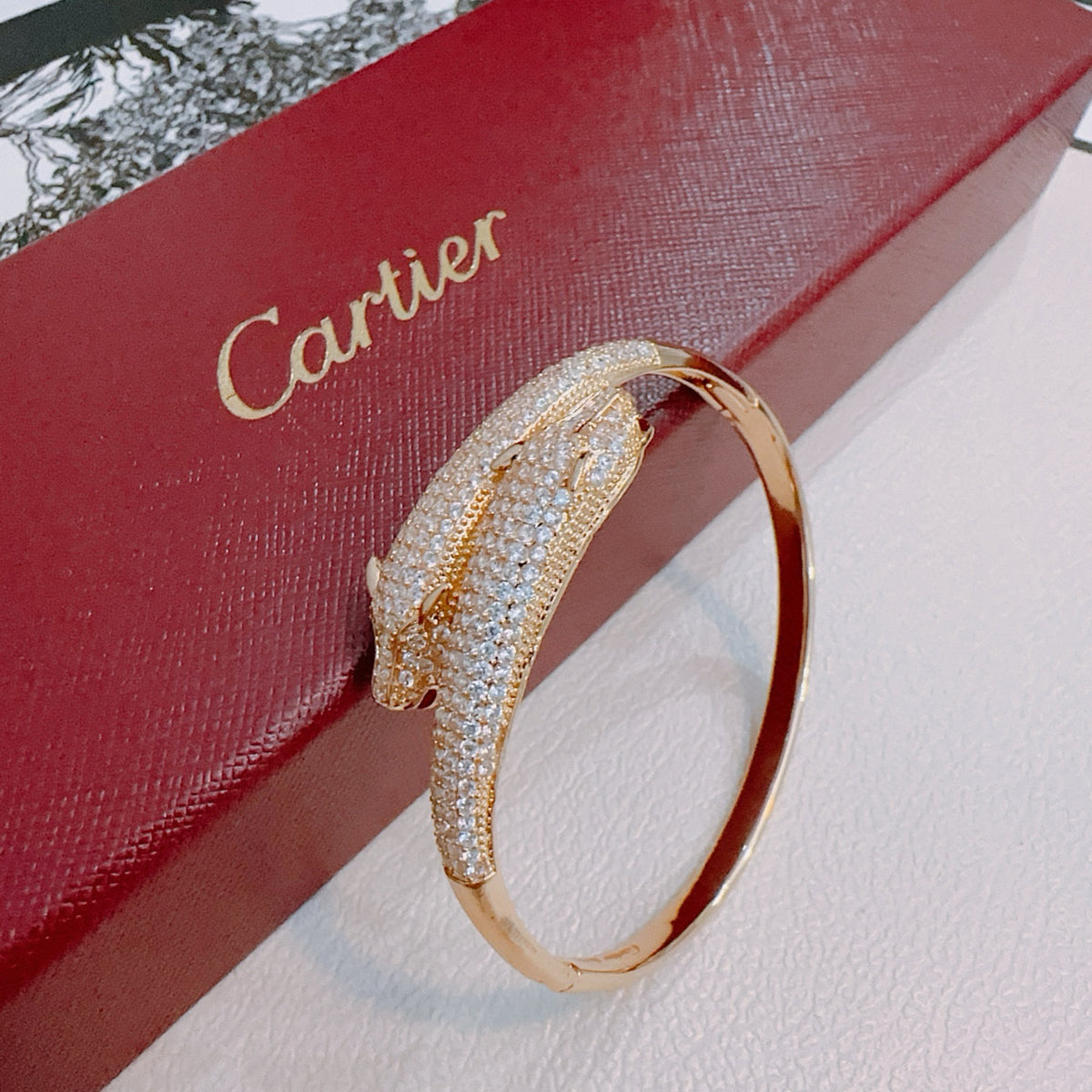Sculptural Statement Bracelet in Gold-Tone – Design 53 main product view