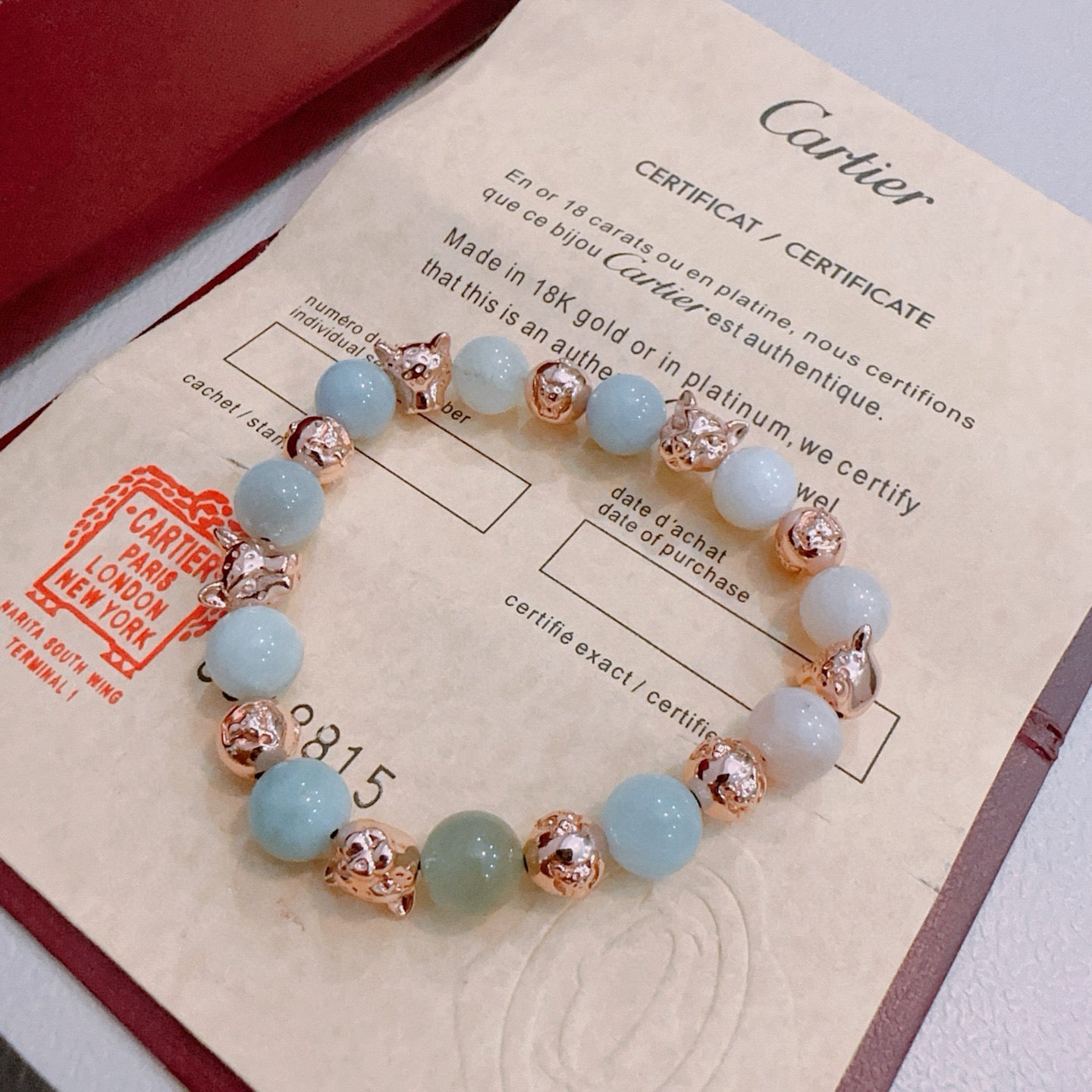 Panther Motif Statement Bracelet in Gold-Tone – Design 02 main product view