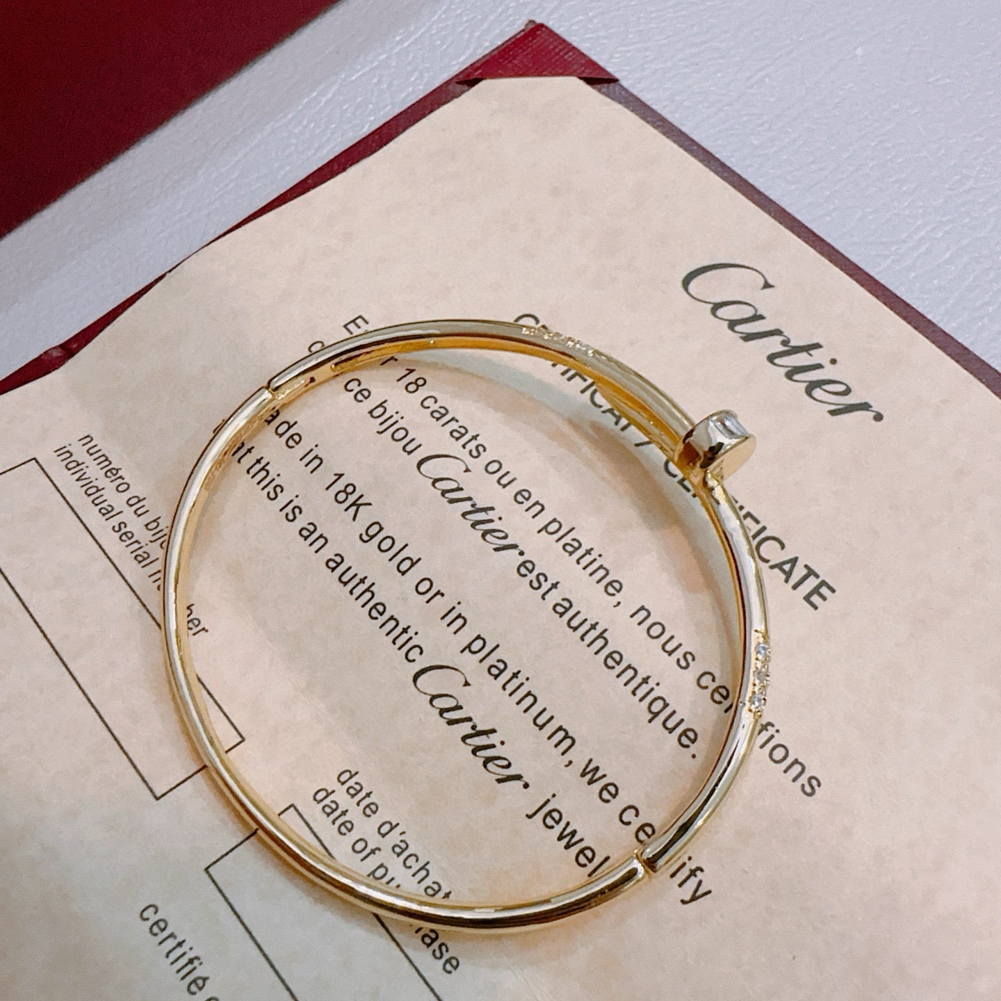 Sculptural Statement Bracelet in Gold-Tone – Design 50 front view