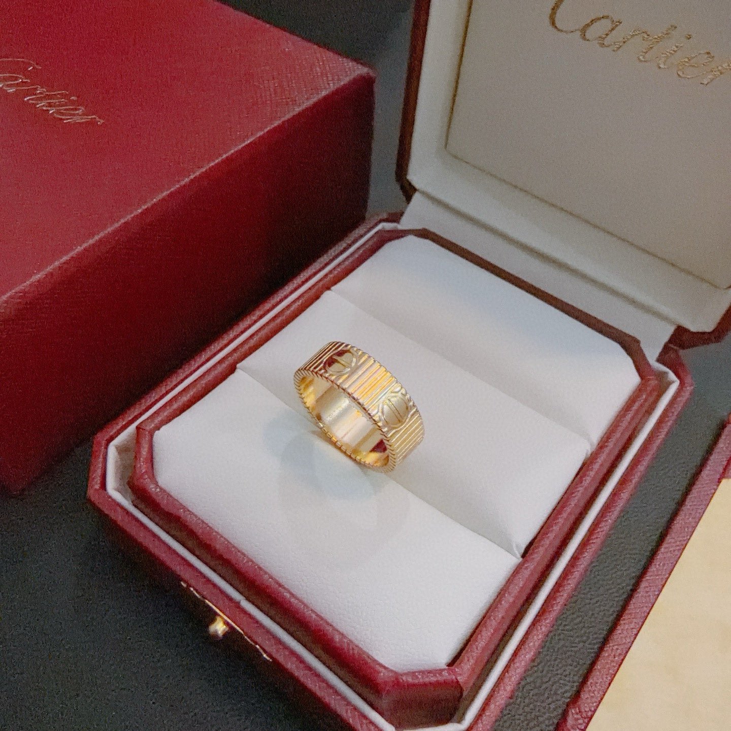 Sculptural Statement Ring in Gold-Tone – Design 01 main product view