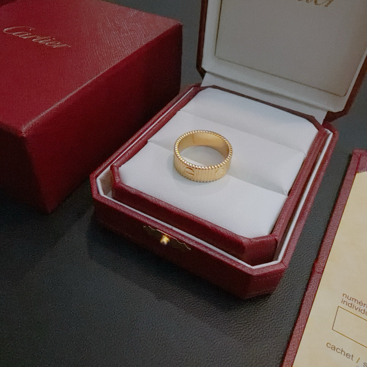 Sculptural Statement Ring in Gold-Tone – Design 01 front view