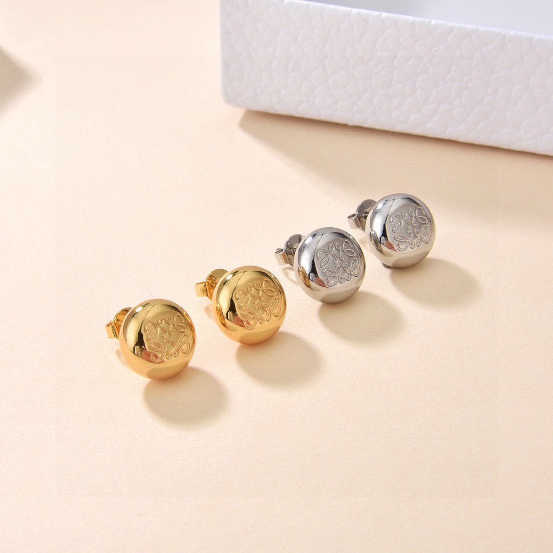 Graphic Emblem Jewelry Accessory in Gold-Tone – Design 02 main product view