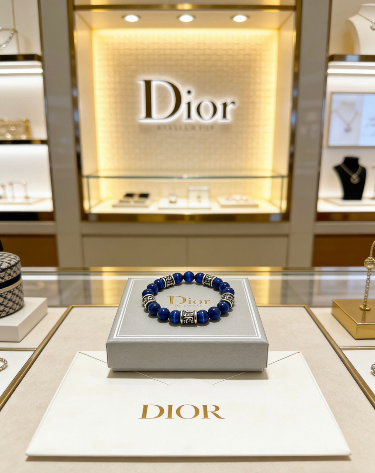 Star Motif Statement Bracelet in Silver-Tone with Vintage-Style Finish – Design 003 close-up detail