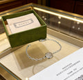 Double-G Emblem Bracelet in Polished Metal-Tone – Vintage Detail – Design 004 main product view