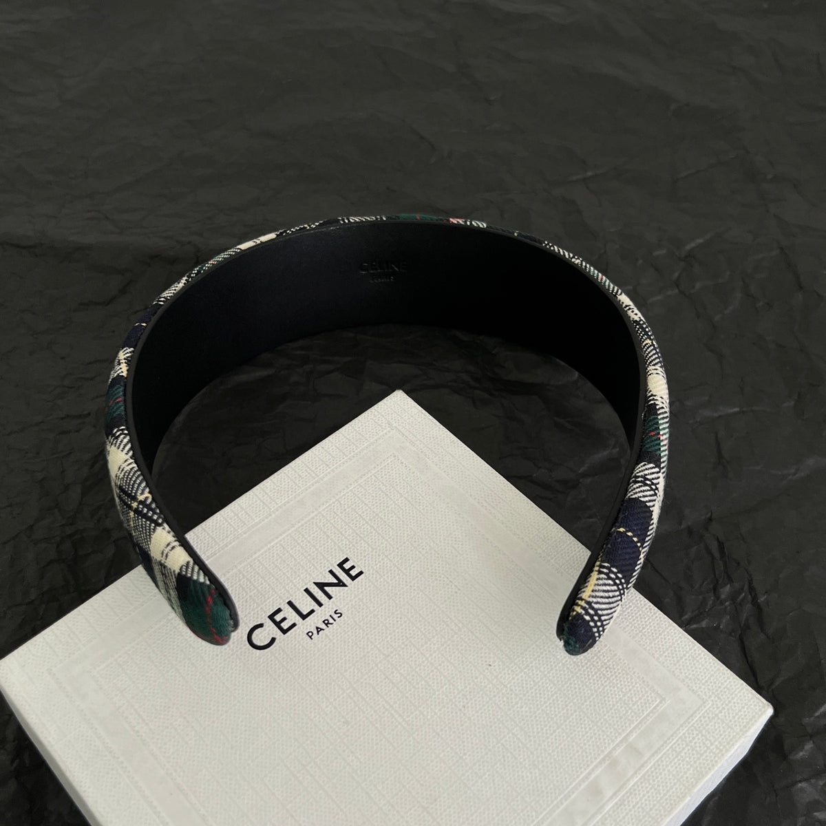 Signature Emblem Hair Tie Accessory – Design 01 close-up view