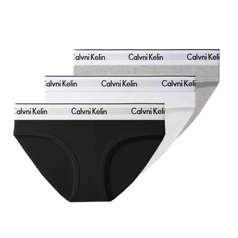 Calvin Klein Repeated Logo Waistbands Men's Briefs - 3-Piece Box